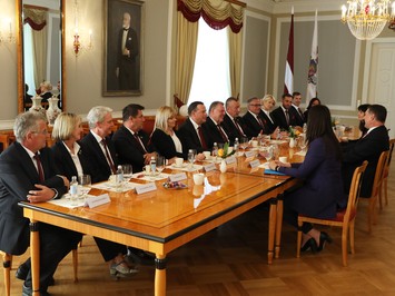 FIL valde viesojās pie Latvijas Valsts prezidenta