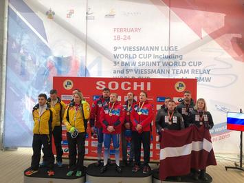 Viessmann Pasaules kausa izskaņā Sočos godalgas sprintā un komandu stafetē