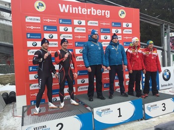 Silver for Gudramovics/ Kalnins at the Nations Cup in Winterberg