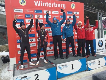 Silver for Gudramovics/ Kalnins at the Nations Cup in Winterberg