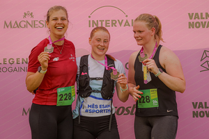 Kamaniņu izlases sportistes izcīna 2. vietu “Leģendu rogainingā” Rūjienā