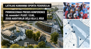 Latvijas kamaniņu sporta federācija aicina uz pirmssezonas preses konferenci – 10. novembrī Rīgā