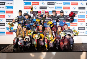 Latvija izcīna bronzu jaukto pāru divniekos – pirmais Pasaules kausa posms sākas ar medaļu Vinterbergā