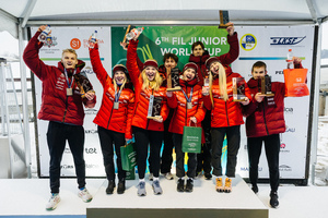 Latvijas juniori izcīna piecas medaļas FIL Junioru Pasaules kausa posmā Siguldā