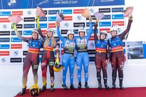 LATVIJAS KAMANIŅU BRAUCĒJIEM BRONZA SANKTMORICĀ – SEZONAS PRIEKŠPĒDĒJAJĀ PASAULES KAUSA POSMĀ SADALĪTI SVARĪGI PUNKTI