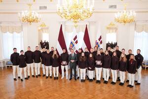 LATVIJAS KAMANIŅU SPORTISTI GODINĀTI RĪGAS PILĪ – NOSLĒDZIES MiCo2026 OLIMPISKAIS CIKLS