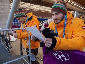 Pirmie foto mirkļi no Olimpiskās trases