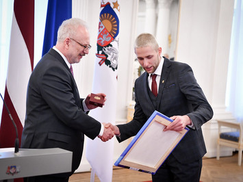 Olimpiešu pieņemšana pie Latvijas Valsts prezidenta