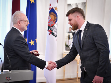 Olimpiešu pieņemšana pie Latvijas Valsts prezidenta