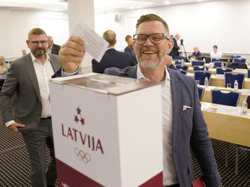Latvijas Olimpiskās komitejas Ģenerālās asamblejas pārskata - vēlēšanu sesija