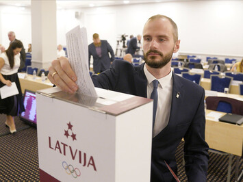 Latvijas Olimpiskās komitejas Ģenerālās asamblejas pārskata - vēlēšanu sesija