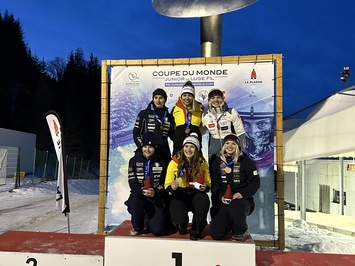 Pasaules kauss kamaniņu sportā junioriem: Laplaņā skan Latvijas himna 