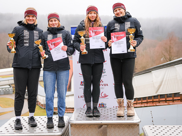 Latvijas kauss kamaniņu sportā: izlases līderi uzrāda labus rezultātus pirms Pasaules kausa posma Siguldā
