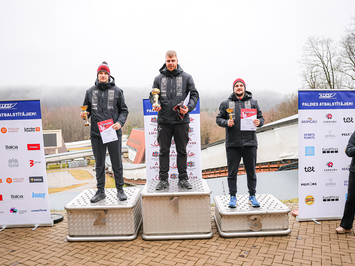 Latvijas kauss kamaniņu sportā: izlases līderi uzrāda labus rezultātus pirms Pasaules kausa posma Siguldā