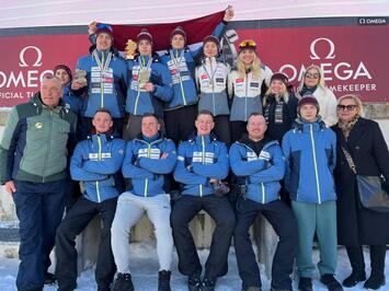 VĒSTURISKS PANĀKUMS LATVIJAS KAMANIŅU SPORTĀ – MARGITA SIRSNIŅA PASAULES ČEMPIONE!