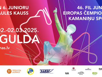🏆 46. FIL Eiropas Junioru čempionāts kamaniņu sportā un  5. un 6. Junioru Pasaules kausa posmi!
