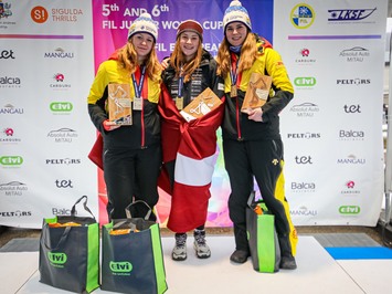 Divas zelta medaļas Latvijai Siguldā: Zane Kaluma triumfē Eiropas Junioru Čempionātā!