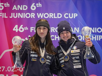 Latvijas trešais zelts Siguldā – Robežniece un Bogdanova triumfē Junioru Pasaules kausa posmā!
