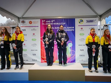 Latvijas trešais zelts Siguldā – Robežniece un Bogdanova triumfē Junioru Pasaules kausa posmā!