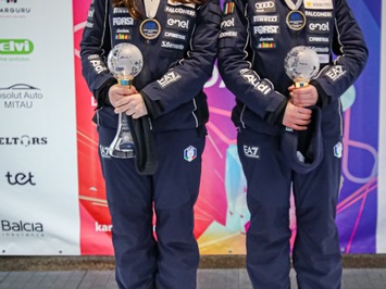 Latvijas trešais zelts Siguldā – Robežniece un Bogdanova triumfē Junioru Pasaules kausa posmā!