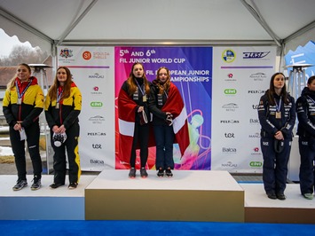 Latvijas trešais zelts Siguldā – Robežniece un Bogdanova triumfē Junioru Pasaules kausa posmā!