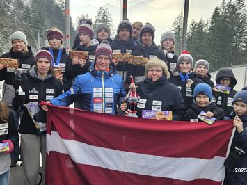 Latvijas jaunie kamaniņu sportisti uzrāda izcilus rezultātus  FIL Jaunatnes spēlēs un Rätikonas kamaniņu trofejā