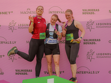 Kamaniņu izlases sportistes izcīna 2. vietu “Leģendu rogainingā” Rūjienā