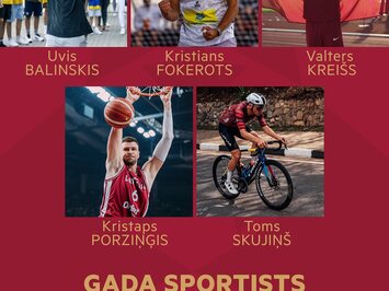 Trīs Zvaigžņu balva 2025: Sākusies tautas balsošana par Latvijas sporta izcilībām