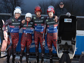 Latvija izcīna bronzu jaukto pāru divniekos – pirmais Pasaules kausa posms sākas ar medaļu Vinterbergā