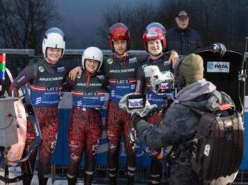 Latvija izcīna bronzu jaukto pāru divniekos – pirmais Pasaules kausa posms sākas ar medaļu Vinterbergā