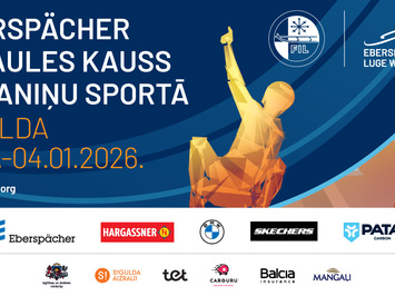 Sigulda uzņem Pasaules kausa posmu kamaniņu sportā olimpiskajā sezonā