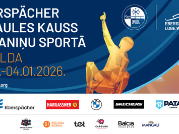Sigulda uzņem Pasaules kausa posmu kamaniņu sportā olimpiskajā sezonā