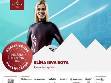 10 Latvijas kamaniņu sportisti izcīna ceļazīmi uz 2026. gada ziemas olimpiskajām spēlēm