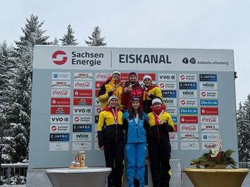 LATVIJAS JUNIORU IZLASE SPOŽI AIZVADA PASAULES ČEMPIONĀTU ALTENBERGĀ 