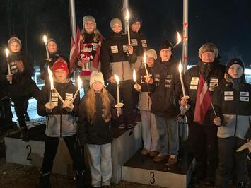 WOW! 4 MEDAĻAS UN 3. VIETA KOMANDU KOPVĒRTĒJUMĀ LATVIJAI RÄTIKON LUGE TROPHY SACENSĪBĀS AUSTRIJĀ!