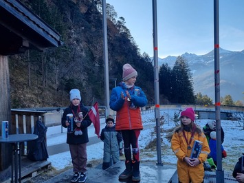 WOW! 4 MEDAĻAS UN 3. VIETA KOMANDU KOPVĒRTĒJUMĀ LATVIJAI RÄTIKON LUGE TROPHY SACENSĪBĀS AUSTRIJĀ!