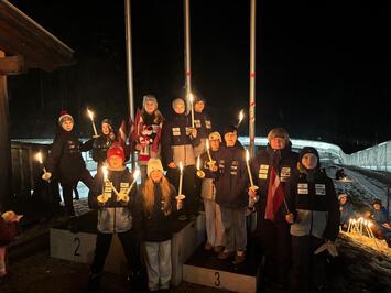 WOW! 4 MEDAĻAS UN 3. VIETA KOMANDU KOPVĒRTĒJUMĀ LATVIJAI RÄTIKON LUGE TROPHY SACENSĪBĀS AUSTRIJĀ!