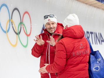 🇱🇻 Latvijas kamaniņu sporta izlase ieradusies Kortinā un uzsāk sagatavošanos Milāna–Kortīna 2026 olimpiskajām spēlēm