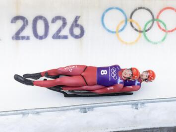 Latvijas kamaniņu sporta komanda Milānā–Kortīnā: aizvadīta intensīva nedēļa, sacensības turpinās