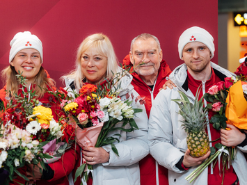 Olimpiskā vicečempione Elīna Ieva Bota svinīgi sagaidīta mājās Latvijā