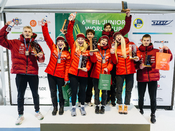 Latvijas juniori izcīna piecas medaļas FIL Junioru Pasaules kausa posmā Siguldā