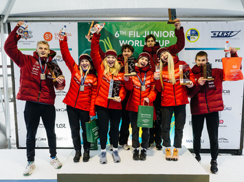 Latvijas juniori izcīna piecas medaļas FIL Junioru Pasaules kausa posmā Siguldā