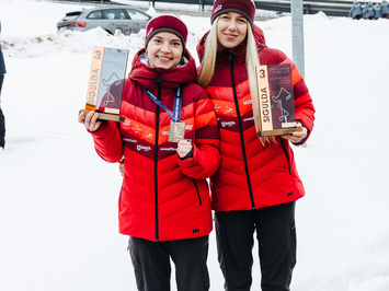 Latvijas juniori izcīna piecas medaļas FIL Junioru Pasaules kausa posmā Siguldā
