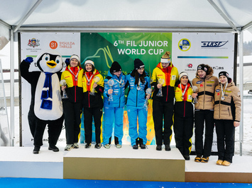 Latvijas juniori izcīna piecas medaļas FIL Junioru Pasaules kausa posmā Siguldā