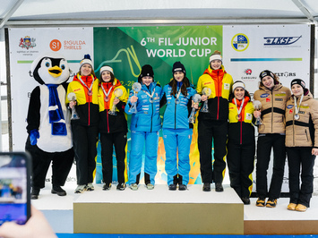 Latvijas juniori izcīna piecas medaļas FIL Junioru Pasaules kausa posmā Siguldā