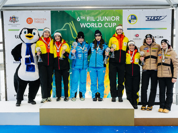 Latvijas juniori izcīna piecas medaļas FIL Junioru Pasaules kausa posmā Siguldā