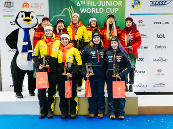 Latvijas juniori izcīna piecas medaļas FIL Junioru Pasaules kausa posmā Siguldā