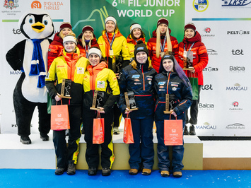 Latvijas juniori izcīna piecas medaļas FIL Junioru Pasaules kausa posmā Siguldā