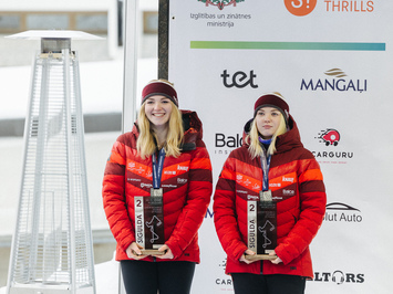 Latvijas juniori izcīna piecas medaļas FIL Junioru Pasaules kausa posmā Siguldā