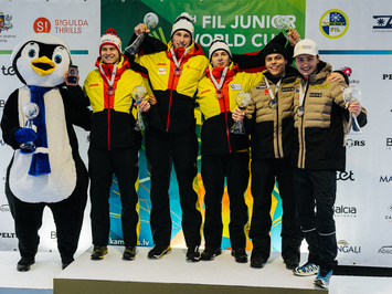 Latvijas juniori izcīna piecas medaļas FIL Junioru Pasaules kausa posmā Siguldā